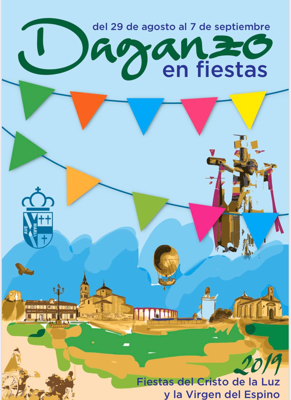 Fiestas patronales en honor al Santísimo Cristo de la Luz y Santísima Virgen del Espino 2019 Daganzo de Arriba